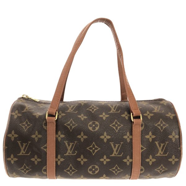 36402909 1 Louis Vuitton Vintage Papillon Monogram Canvas Handbag Brown