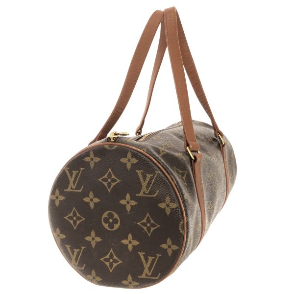 36402909 2 Louis Vuitton Vintage Papillon Monogram Canvas Handbag Brown