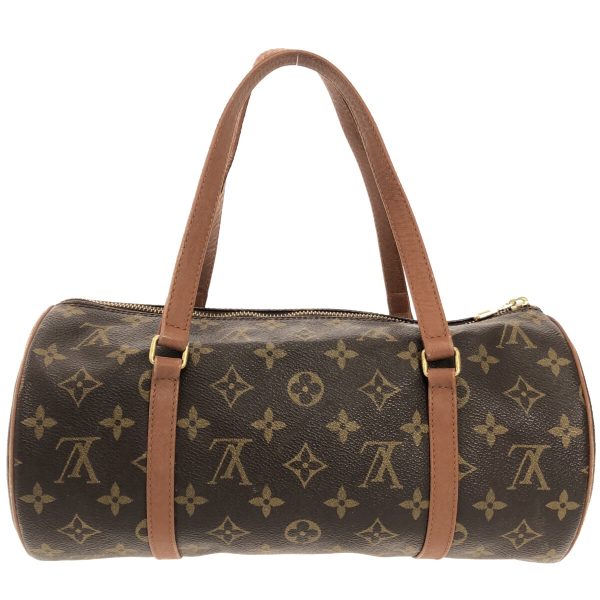 36402909 3 Louis Vuitton Vintage Papillon Monogram Canvas Handbag Brown