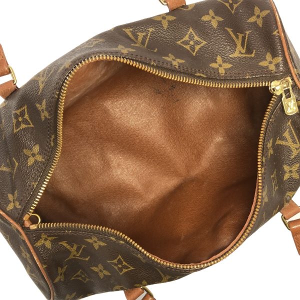 36402909 6 Louis Vuitton Vintage Papillon Monogram Canvas Handbag Brown