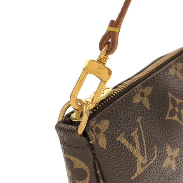 36402912 10 Louis Vuitton Pochette Accessoire Monogram Canvas Handbag Brown