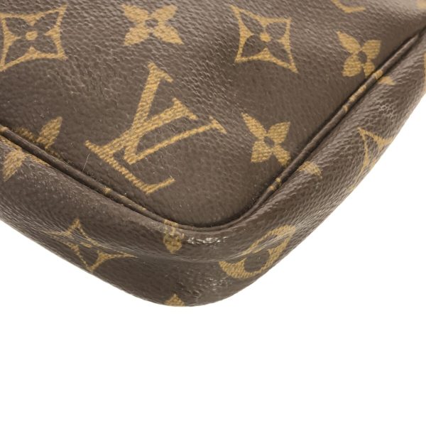 36402912 5 Louis Vuitton Pochette Accessoire Monogram Canvas Handbag Brown