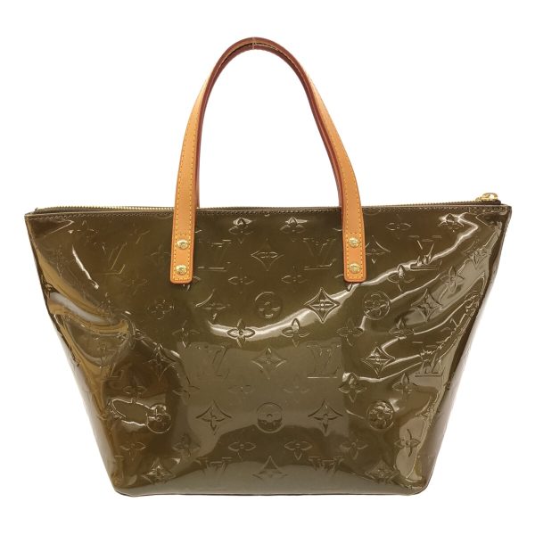 36402933 3 Louis Vuitton Bellevue Patent Leather Handbag Vert Bronze