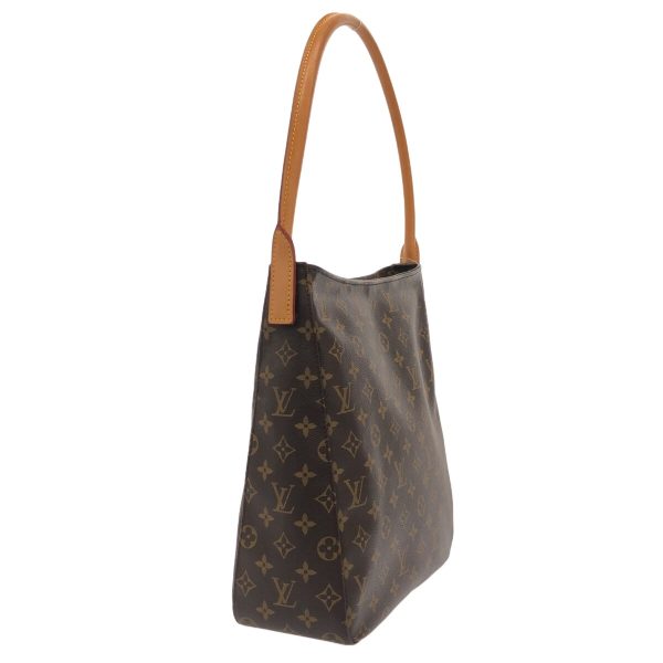 36402976 2 Louis Vuitton Looping Monogram Canvas Shoulder Bag Brown