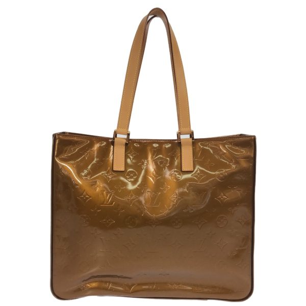 36404082 1 Louis Vuitton Columbus Patent Leather Tote Bag Bronze