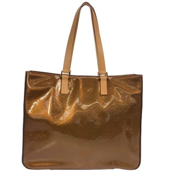 36404082 3 Louis Vuitton Columbus Patent Leather Tote Bag Bronze