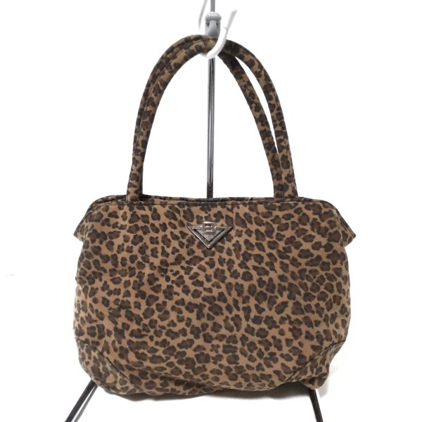 36404758 1 Bottega Veneta Leopard Print Tote Bag Brown Nylon