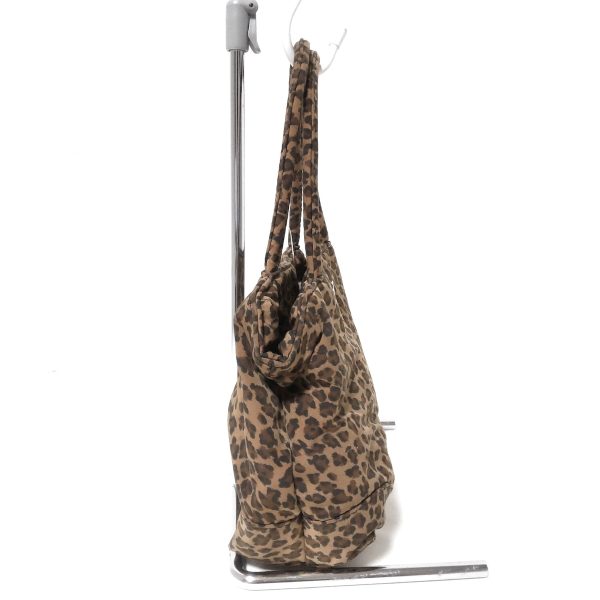 36404758 2 Bottega Veneta Leopard Print Tote Bag Brown Nylon