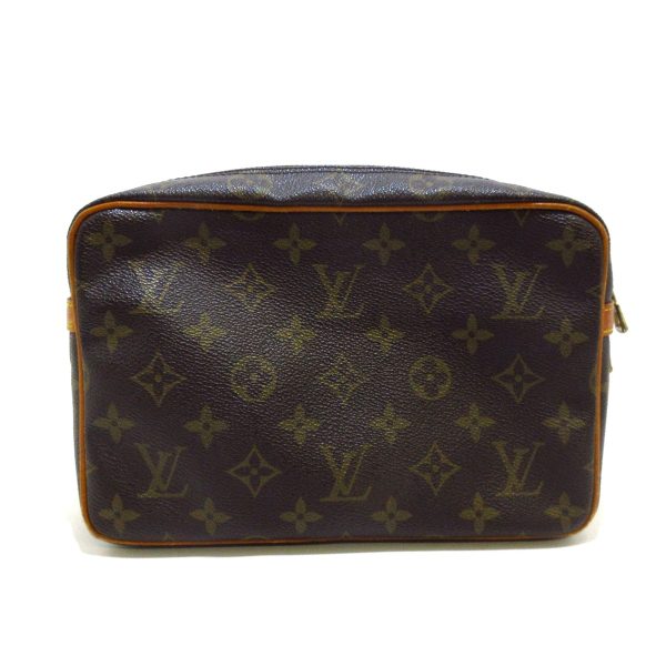 36405859 3 Louis Vuitton Compiegne Monogram Canvas Bag Brown