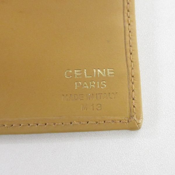 36406236 5 Celine Macadam Pattern PVC Bifold Wallet Brown