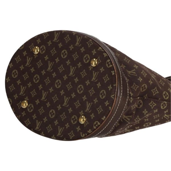 36495 2 Louis Vuitton Bucket PM Shoulder Bag Monogram Mini Brown