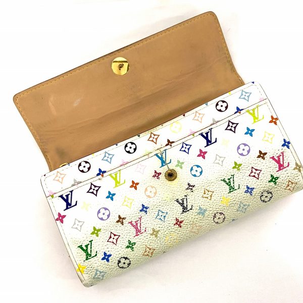 36535155 3 Louis Vuitton Pochette Porte Monet Synthetic Leather Long Wallet Bron