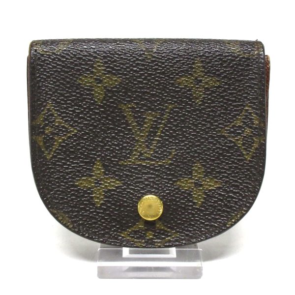 36537978 1 Louis Vuitton Porte Monet Guzet Monogram Canvas Coin Case Brown