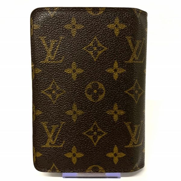 36538145 2 Louis Vuitton Porte Papier Zip Monogram Canvas Bifold Wallet Brown