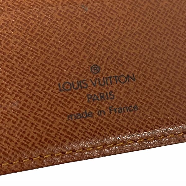 36538145 5 Louis Vuitton Porte Papier Zip Monogram Canvas Bifold Wallet Brown