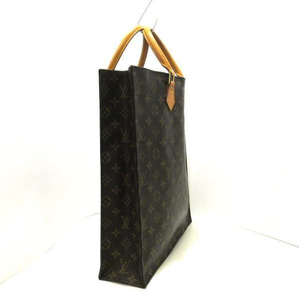 36539791 2 Louis Vuitton Sac Pla Monogram Canvas Handbag Brown