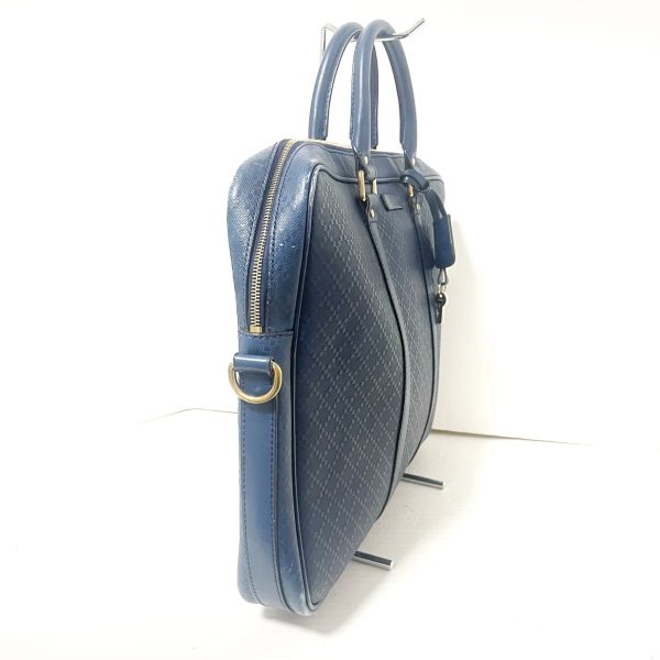 36539805 2 Gucci Diamante Business Bag Blue Leather