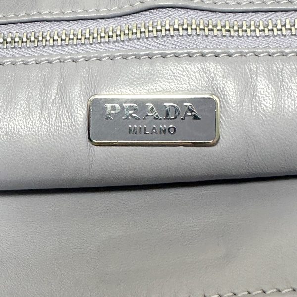 36540744 7 Prada Clutch Bag Saffiano Leather Purple Silver