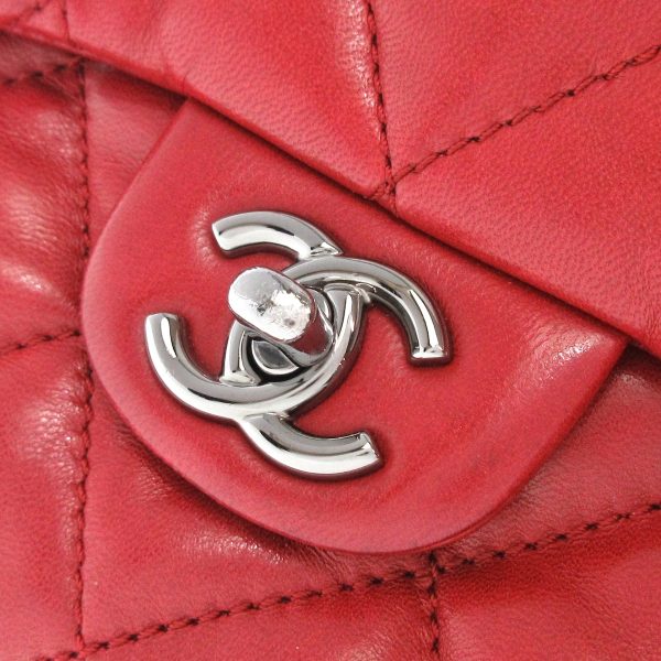 36540875 10 Chanel Shoulder Bag Lambskin Red