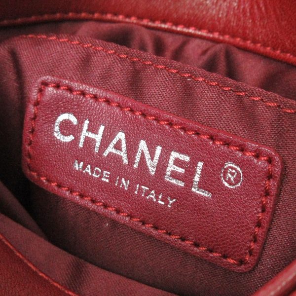 36540875 7 Chanel Shoulder Bag Lambskin Red