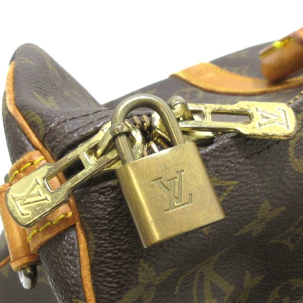 36542515 11 Louis Vuitton Keepall Bandouliere Monogram Canvas Boston Bag Brown