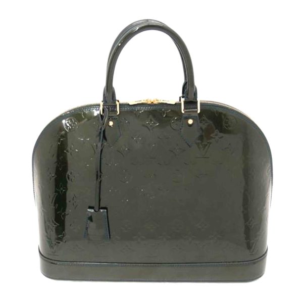 36546 1 Louis Vuitton Alma GM Vernis Handbag Brownuit Brown