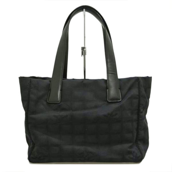 36572 1 Chanel Travel Line Tote Bag Black