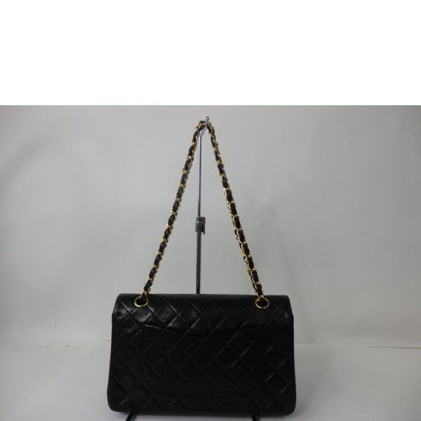 36596 2 Chanel Matelassé Double Flap Chain Handbag