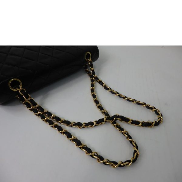 36596 4 Chanel Matelassé Double Flap Chain Handbag