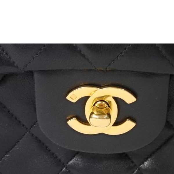 36596 9 Chanel Matelassé Double Flap Chain Handbag