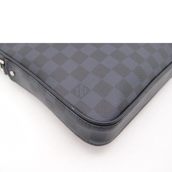 36621 6 Louis Vuitton Dandy Briefcase Damier Bag Cobalt