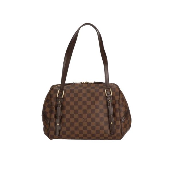 36713 2 Louis Vuitton Rivington GM Damier Ebene Tote Bag Brown