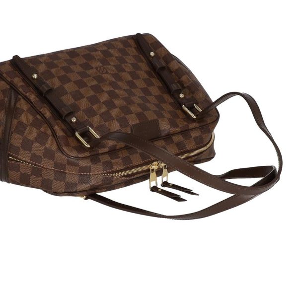 36713 4 Louis Vuitton Rivington GM Damier Ebene Tote Bag Brown