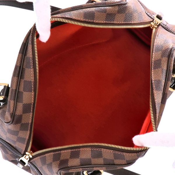 36713 5 Louis Vuitton Rivington GM Damier Ebene Tote Bag Brown