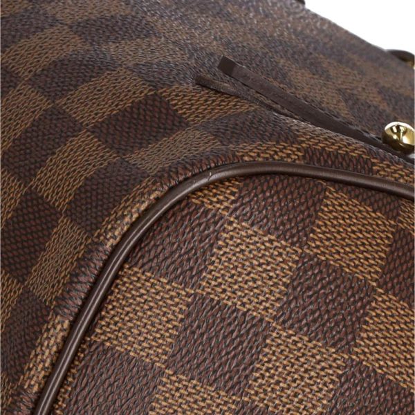 36713 6 Louis Vuitton Rivington GM Damier Ebene Tote Bag Brown