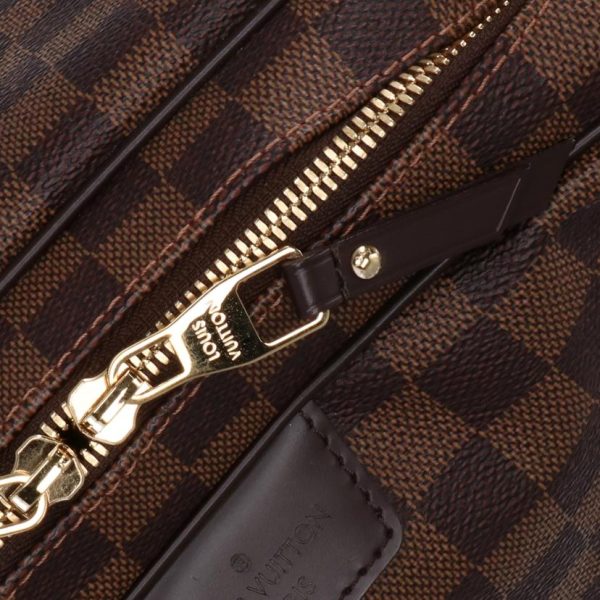 36713 7 Louis Vuitton Rivington GM Damier Ebene Tote Bag Brown