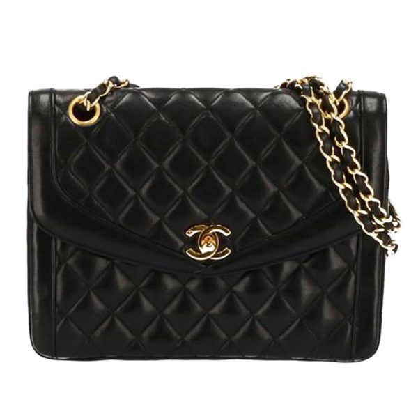 36766 1 Chanel Matelasse Double Flap Chain Shoulder Bag