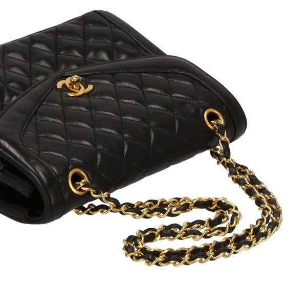 36766 4 Chanel Matelasse Double Flap Chain Shoulder Bag