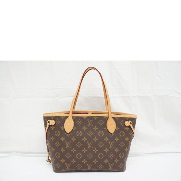 36844 2 LOUIS VUITTON Neverfull PM Tote Bag Monogram Pivoine