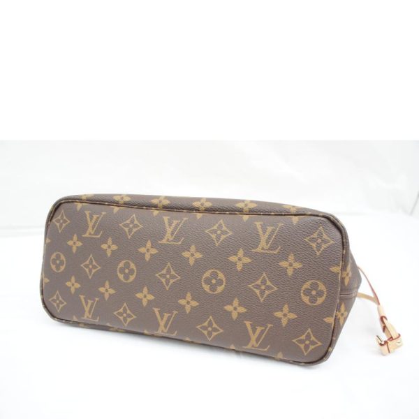 36844 3 LOUIS VUITTON Neverfull PM Tote Bag Monogram Pivoine