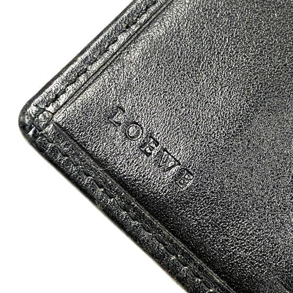 36846982 5 Loewe Anagram W Hook Wallet Leather Beige