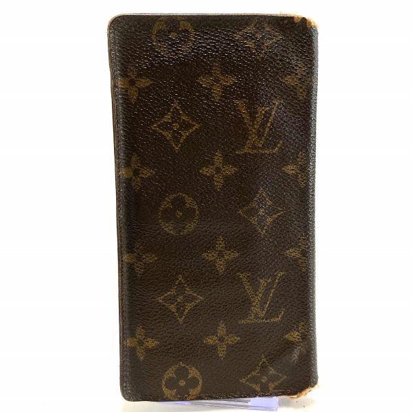 36848948 1 Louis Vuitton Porte Valeur Cult Monogram Canvas Billfold Brown