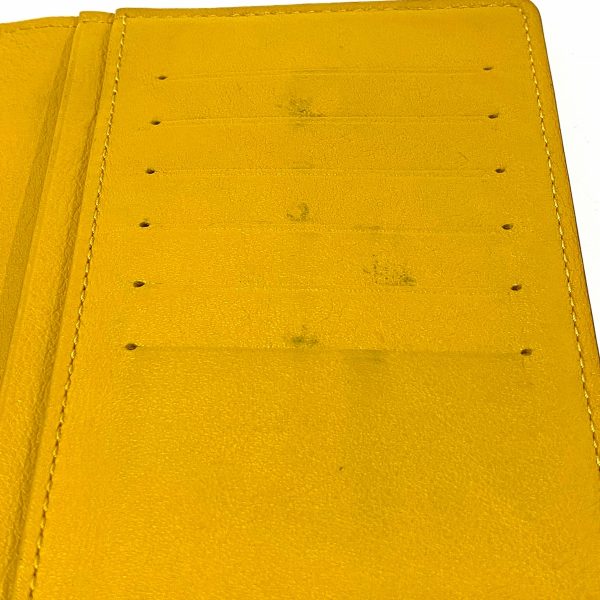 36851787 8 Louis Vuitton Portefeuille Brazza Taurillon Leather Long Wallet Ocher