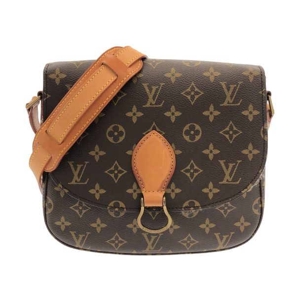 36851952 1 Louis Vuitton Saint Cloud Monogram Canvas Shoulder Bag Brown