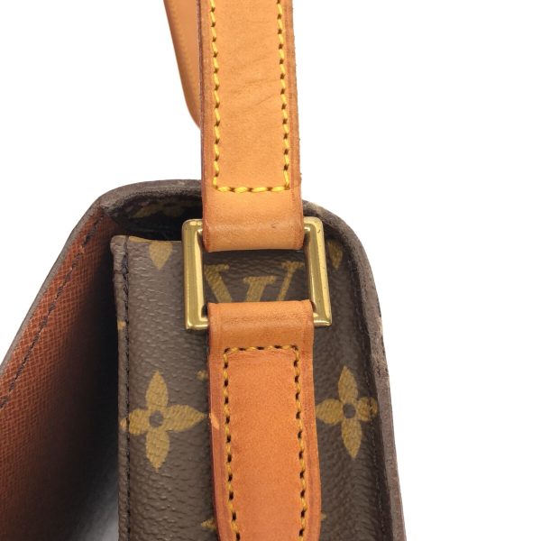 36851952 10 Louis Vuitton Saint Cloud Monogram Canvas Shoulder Bag Brown