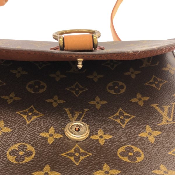 36851952 11 Louis Vuitton Saint Cloud Monogram Canvas Shoulder Bag Brown