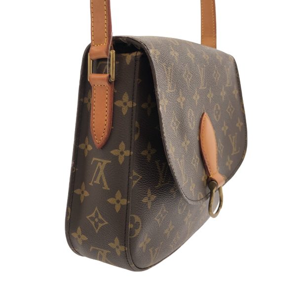 36851952 2 Louis Vuitton Saint Cloud Monogram Canvas Shoulder Bag Brown