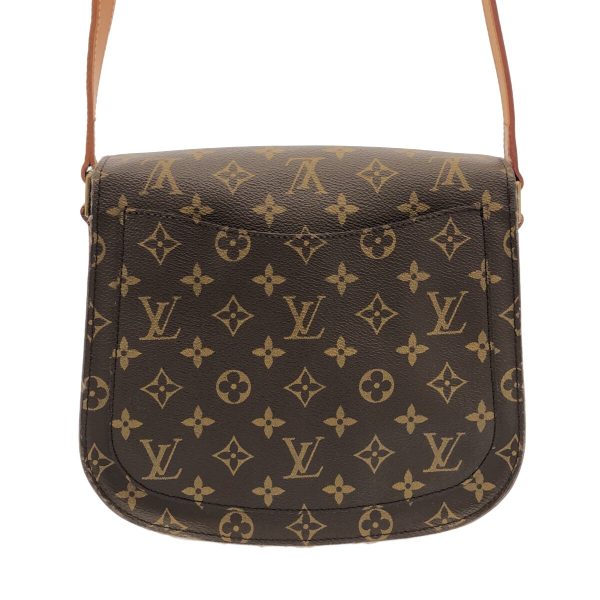 36851952 3 Louis Vuitton Saint Cloud Monogram Canvas Shoulder Bag Brown