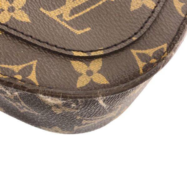 36851952 5 Louis Vuitton Saint Cloud Monogram Canvas Shoulder Bag Brown