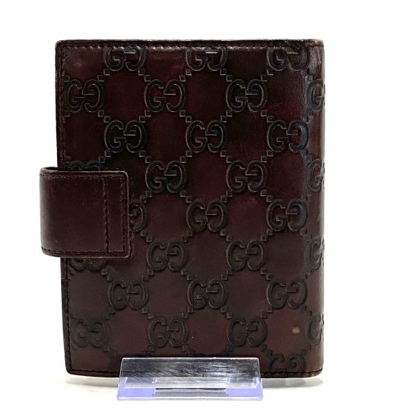 36853101 2 Gucci Shimaline Notebook Dark Brown Leather